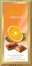 Lindt Orange Filled Chocolate Bar
